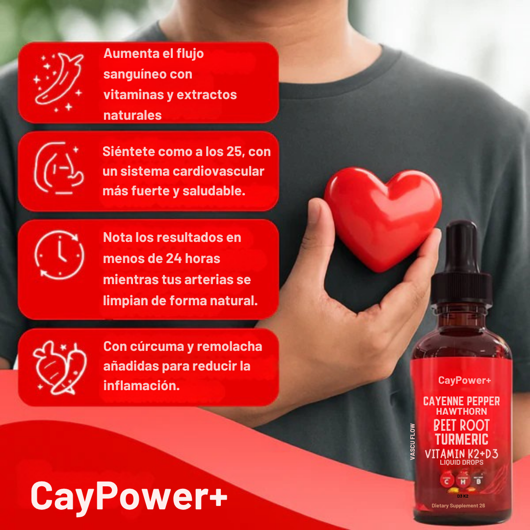 2X1 CayPower+ Suplemento de Cayena activa